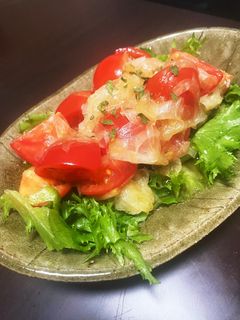 トマトと新玉ねぎのマリネサラダ-レシピのメイン写真