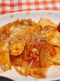 ヘルシー☆簡単☆鶏むね肉キムチ-レシピのメイン写真