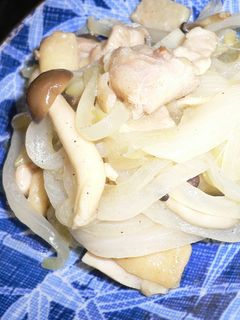新たまねぎと鶏もも肉の炒め物-レシピのメイン写真