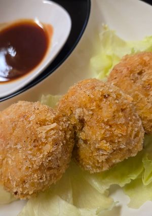 簡単ライスコロッケ　今日のランチ♪-レシピのメイン写真