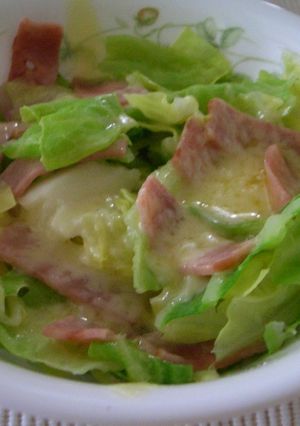 キャベツのレンジ蒸し-レシピのメイン写真