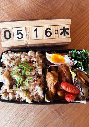 2024.5/16 高校生男子お弁当-レシピのメイン写真