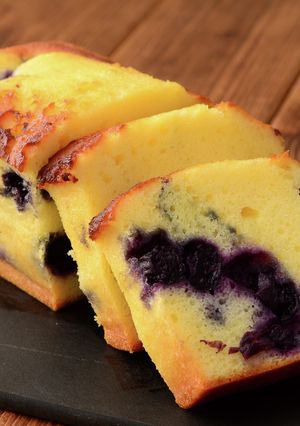 クリープ入りブルーベリーパウンドケーキ-レシピのメイン写真