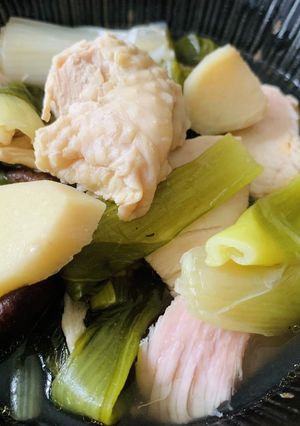 身体ぽかぽか！余りご飯でカンタン参鶏湯風-レシピのメイン写真