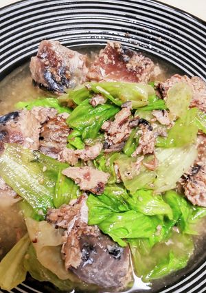 サバ缶とレタスでメインになっちゃう♪-レシピのメイン写真