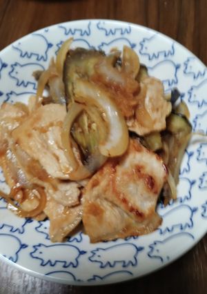 なすと豚肉の生姜焼き-レシピのメイン写真