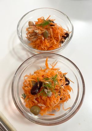 人参の一番好きな食べ方！人参と豆のサラダ-レシピのメイン写真