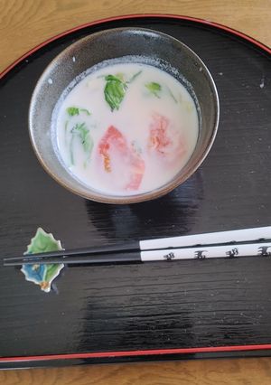 【京田辺発】トマトとレタスの みそ汁-レシピのメイン写真