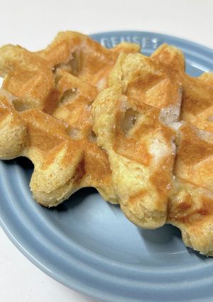 米粉と全粒粉のワッフル-レシピのメイン写真