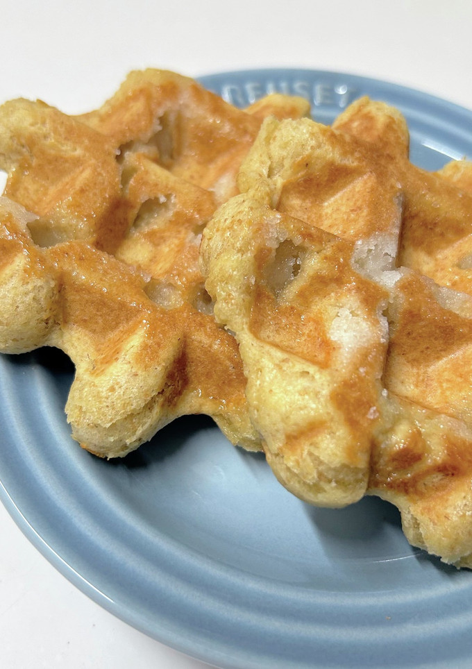 米粉と全粒粉のワッフル-レシピのメイン写真