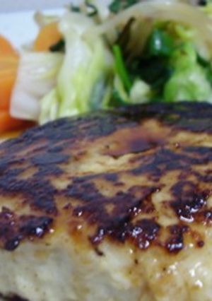 超ヘルシー！鶏ごぼうバーグ-レシピのメイン写真
