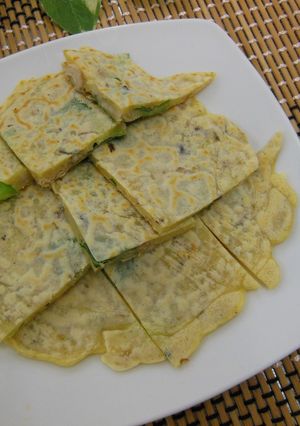 ♦鯖缶レシピ♦れんこんしゃきしゃきチヂミ-レシピのメイン写真