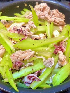 イカとセロリの中華炒め-レシピのメイン写真