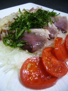 薬味が美味しい♡ 鰹のたたき(ぶっかけ)-レシピのメイン写真