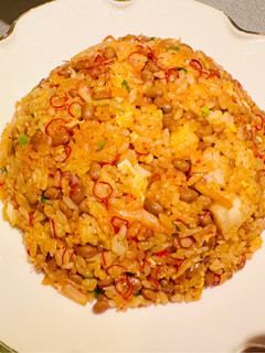 辛い!キムチ納豆チャーハン-レシピのメイン写真