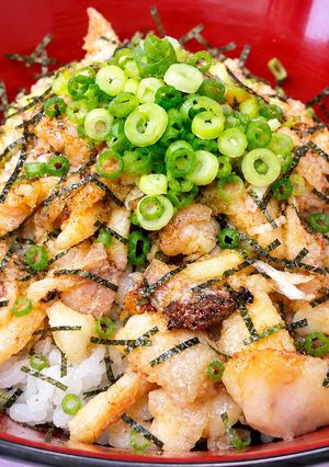 赤魚粕漬け　ガリバタ　ポン酢丼　ご飯のおかず-レシピのメイン写真