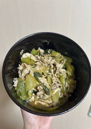 チンゲン菜と豚肉のナムル-レシピのメイン写真