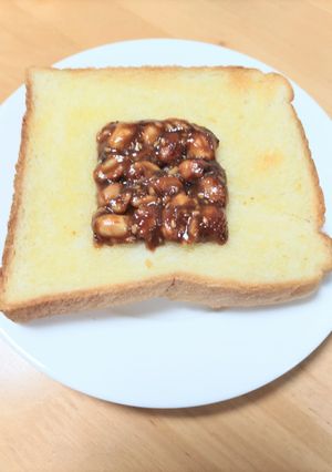 ピーナッツ味噌マーガリントースト-レシピのメイン写真