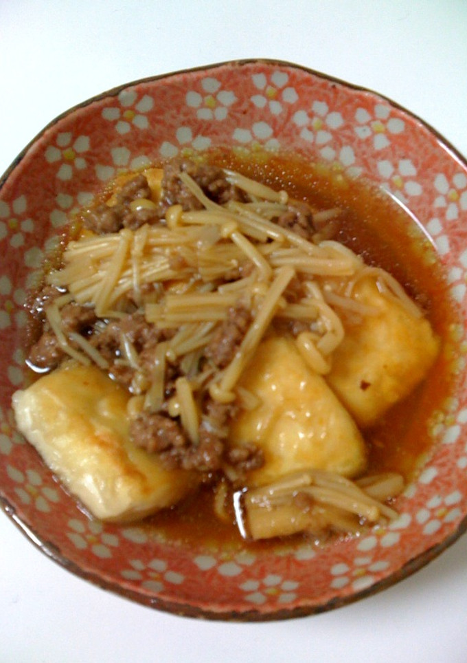 ☆ころころ☆揚げ出し豆腐～きのこあん～☆-レシピのメイン写真