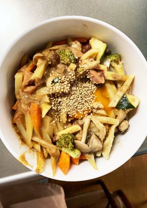 お一人様野菜たっぷり洋風ウインナー天津飯-レシピのメイン写真