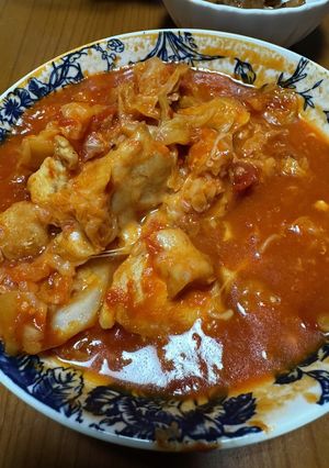 鶏肉トマト@ココスの魚介スープスパゲティ-レシピのメイン写真