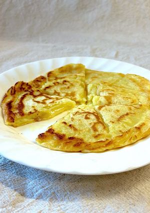 チヂミ粉で作る！トロトロ〜チーズチヂミ-レシピのメイン写真