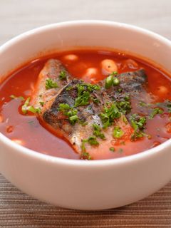 鯖と大豆のトマト煮-レシピのメイン写真