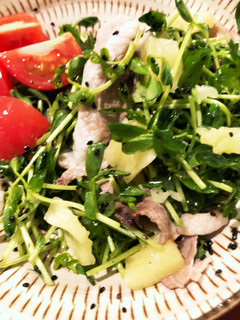 シンプル無限豆苗-レシピのメイン写真