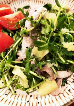 シンプル無限豆苗-レシピのメイン写真