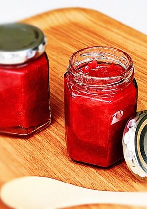 ✾ 甘さ控えめ 糖度20%いちごジャム-レシピのメイン写真