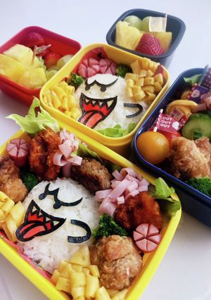 マリオのテレサ キャラ弁!!-レシピのメイン写真