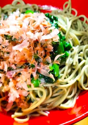 茶そばつるむらさきぶっかけ！-レシピのメイン写真
