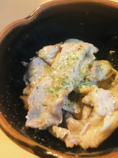 おつまみ●豚こまぎれ肉の塩バター焼き-レシピのメイン写真