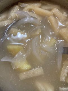さつまいもの味噌汁-レシピのメイン写真