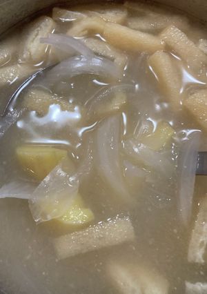 さつまいもの味噌汁-レシピのメイン写真