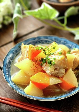 煮こみ10分で簡単味しみ!鶏大根-レシピのメイン写真
