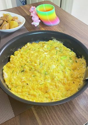 ふわふわぅ長芋鉄板焼き♪5/15-レシピのメイン写真