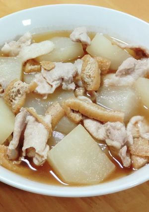 かぶと豚肉とお揚げ煮-レシピのメイン写真
