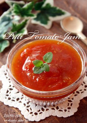レンジで簡単！プチトマトのジャム♪-レシピのメイン写真