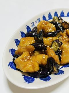 茄子と鶏肉のタレ味噌炒め-レシピのメイン写真