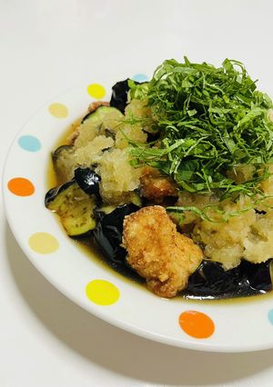揚げ出し鶏茄子-レシピのメイン写真