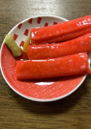 カニ（カマ）刺身-レシピのメイン写真