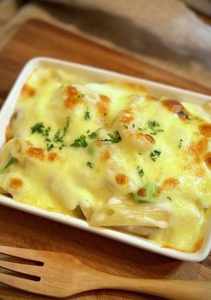 激うま！エビたっぷりペンネグラタン-レシピのメイン写真