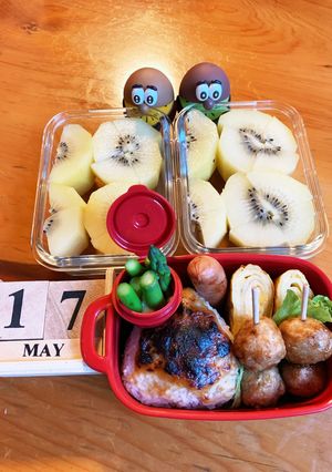 高二長女 お弁当(焼きおむすび5)-レシピのメイン写真