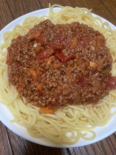 ミートソーススパゲッティ-レシピのメイン写真