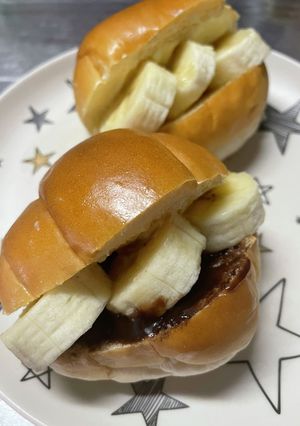 バナナロールパンサンド-レシピのメイン写真