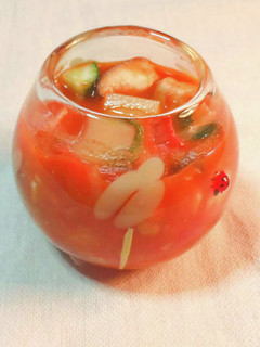野菜の冷製トマトスープ-レシピのメイン写真