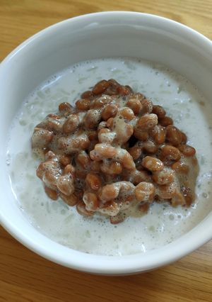 ミルクご飯の納豆がけ-レシピのメイン写真