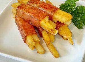 焼肉のタレで簡単冷凍ポテトのベーコン巻き-レシピのメイン写真