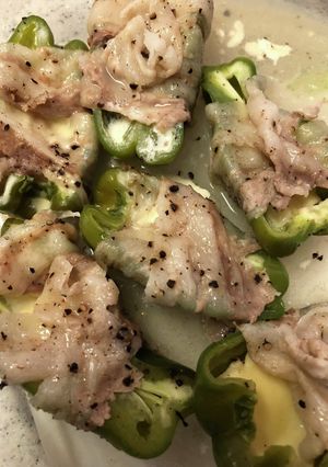 レンジでピーマンのチーズ肉巻き-レシピのメイン写真